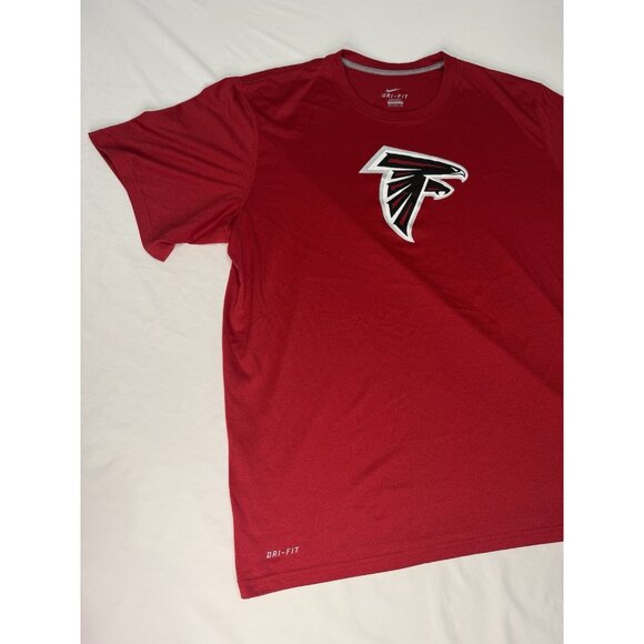 NIKE Men’s Atlanta Falcons NFL Tee Shirt XXL Red Black - Picture 3 of 9